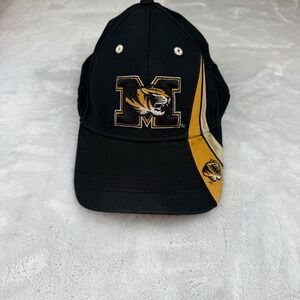 Missouri Tigers NCAA Baseball Cap Black Adjustable Hat Adult College